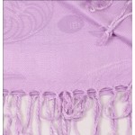 Valintino Viscose Stole in Light Purple Color with Self Design Size 70*30